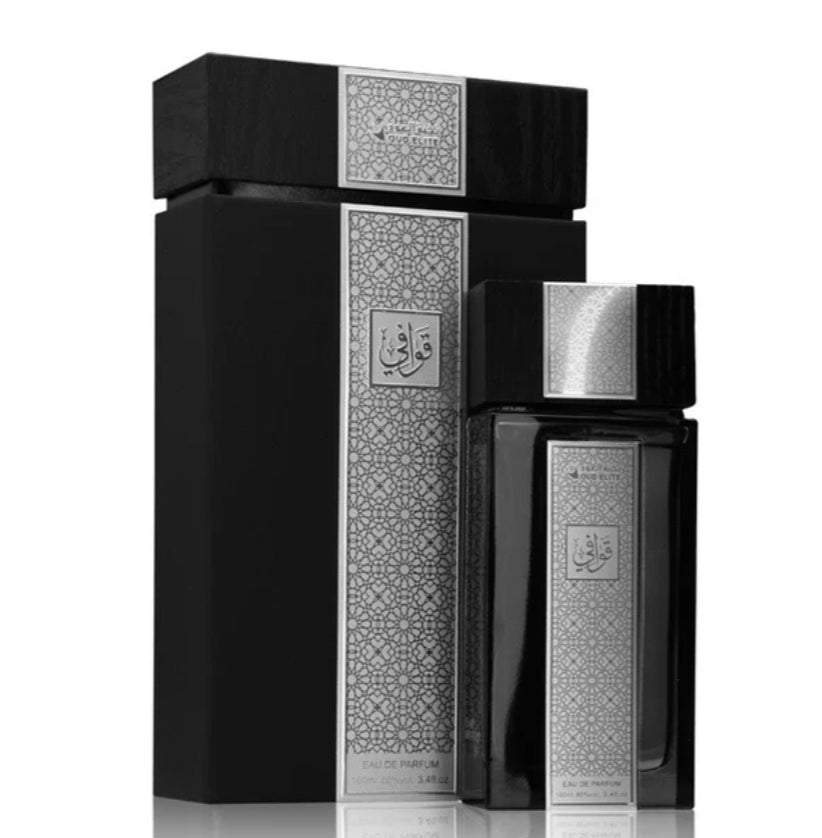 Qawafi Black Perfume 100ml For Men By Oud Elite Perfumes