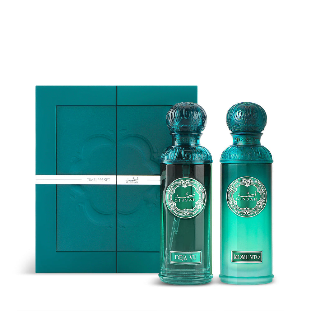 Timeless Set Gissah | Momento & Deja Vu Woody Leather Fruity