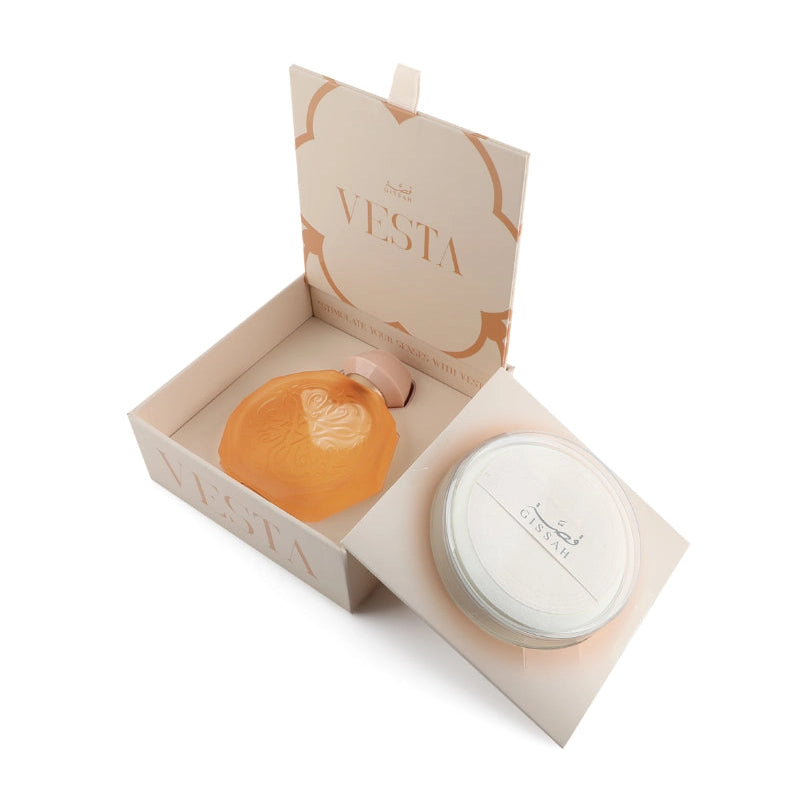 Vesta Musk Spray 60ml & Powder Gissah Perfumes
