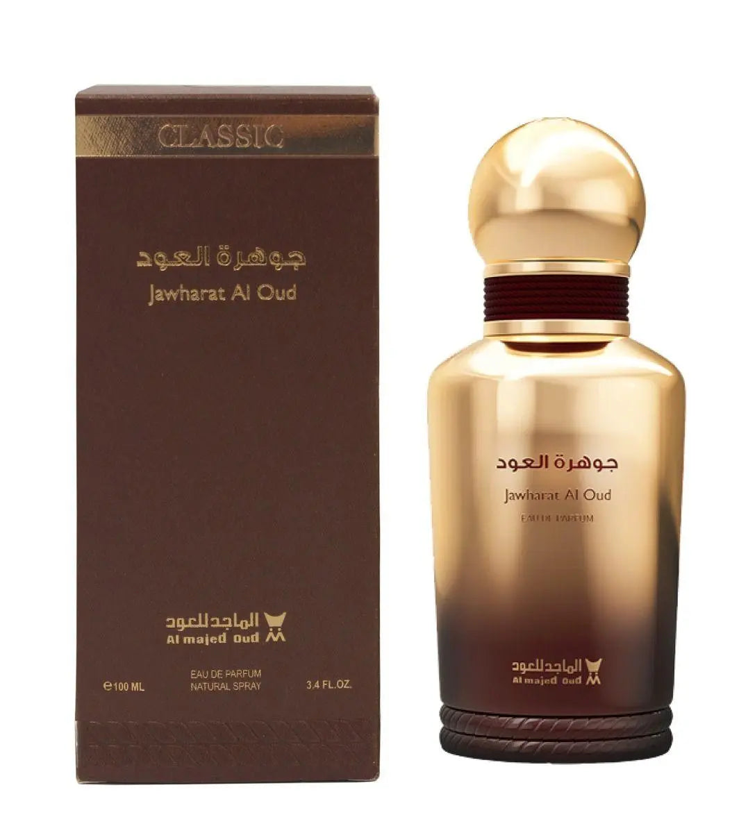 Al Majed Oud サウジ香水100ml Jawharat Al Oud 100ml Unisex Perfume | Incense & Musk Elegance by