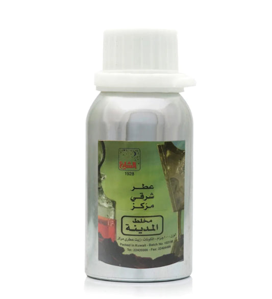 Attar Sharqi Mukhallat Al Madina 100gm - Body Oil Al Shaya Perfumes - Perfumes600