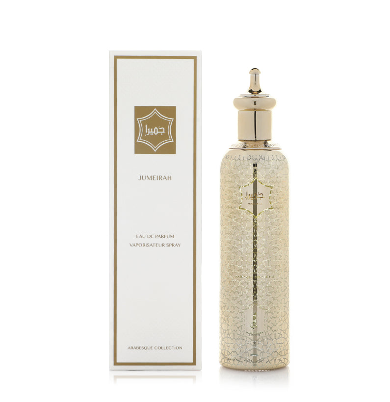 Arabesque Jumeirah Dar Alteeb unisex perfume bottle, 75ml, with elegant floral and spicy fragrance notes.