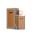 Unisex Fann Collection Art 70ml Dar Al Téez perfume bottle with elegant design and clear glass showcasing the fragrance inside.