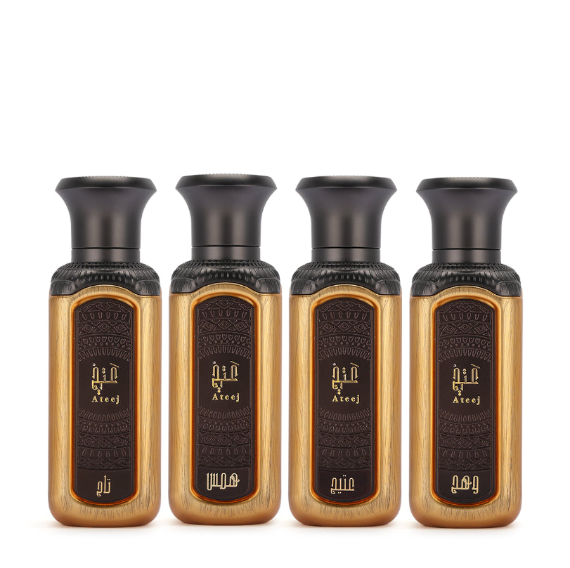 Ateej Mini Set Black- 4x50ml Perfume by Ateej Perfume