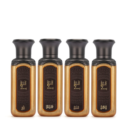 Ateej Mini Set Black- 4x50ml Perfume by Ateej Perfume
