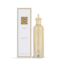 Arabesque Dhahab perfume bottle by Dar Al Teeb, unisex fragrance with elegant gold design, 75ml, luxurious scent.