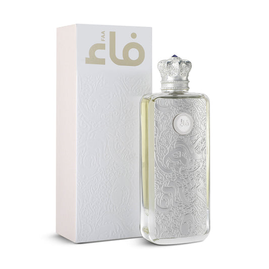 Unisex Faa perfume by Dar Al TEEB with 80ml fragrance bottle, featuring elegant design and luxurious scent.