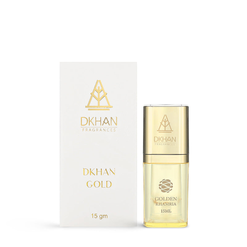 Khamria Gold 15gm For Body & Hair by Dkhan Fragrance