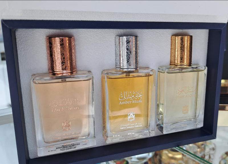 Special Musk Collection Set 3x30ml Abdul samad Al Qurashi Perfumes - [Perfumes600]