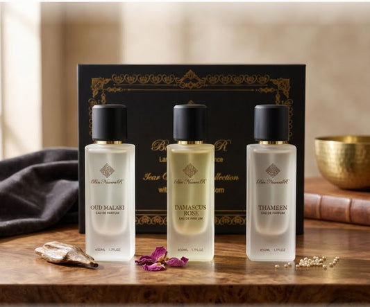 Bin Nawwar Collection (1) Set 3x50ml | Thameen, Damascene Rose & Malaki Oud