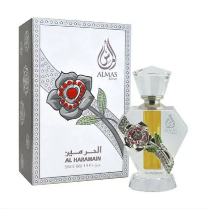 Almas Silver 10ml Perfume Oil Al Haramain Perfumes - Perfumes600