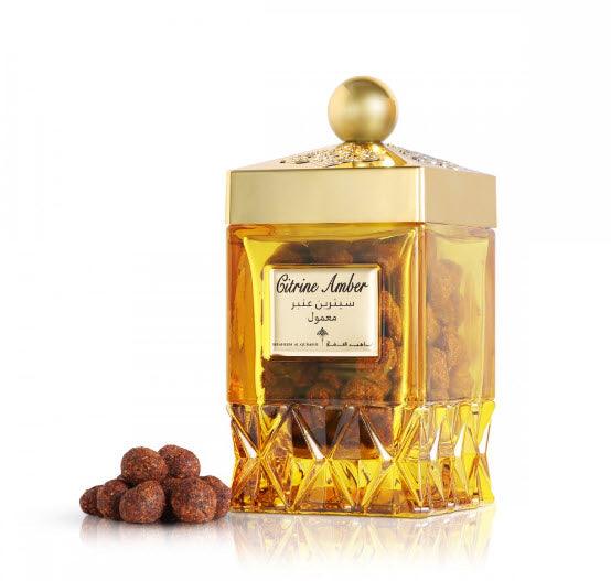 Bakhoor Maamoul Citrine Amber 70gm Incense Ibraheem Al Qurashi Perfumes - Perfumes600