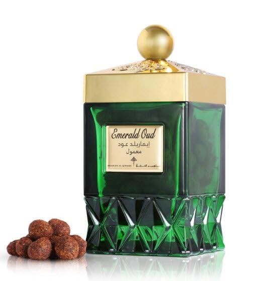 Bakhoor Maamoul Emerald Oud 70gm Incense Ibraheem Al Qurashi Perfumes - Perfumes600