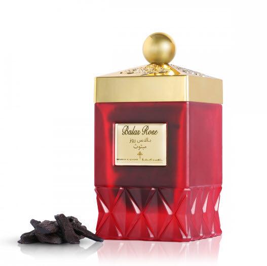Bakhoor Mabsous Balas Rose 50gm Incense Ibraheem Al Qurashi Perfumes - Perfumes600