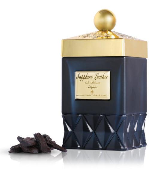 Bakhoor Mabsous Sapphire Leather 50gm Incense Ibraheem Al Qurashi Perfumes - Perfumes600