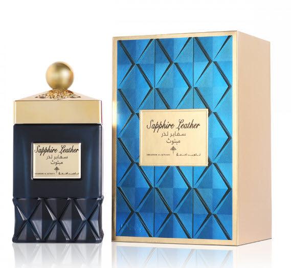 Bakhoor Mabsous Sapphire Leather 50gm Incense Ibraheem Al Qurashi Perfumes - Perfumes600