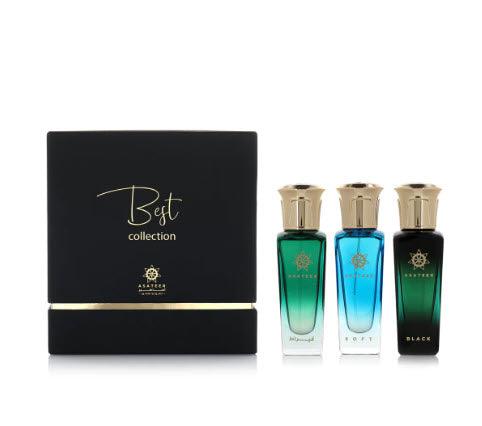 Best Collection Perfume Set 3Pcsx30ml Asateer Perfume I Black I Qirat I Soft - Perfumes600