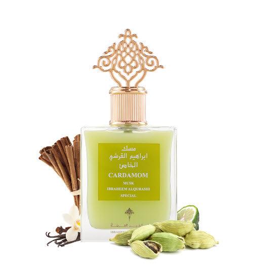 Cardamom Musk Perfume 75ml For Unisex By Ibrahim Al Qurashi Perfumes - Perfumes600