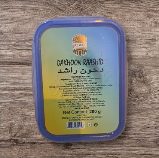 Dakhoon Raashid By Ajmal Perfume Incense 200gm Dukhoon Rashid Bukhoor - Perfumes600