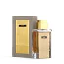 Unisex Draw 70ml perfume from Fann Collection featuring a sleek glass bottle with a modern design and a black cap.