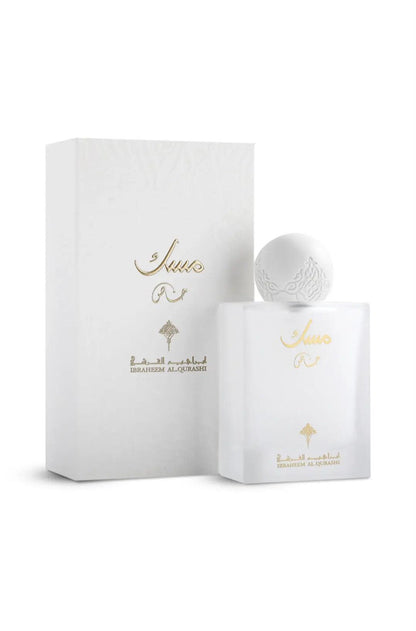 Unisex Special Musk perfume bottle by Ibraheem Al Qurashi, 75ml fragrance with a sleek design and elegant packaging.