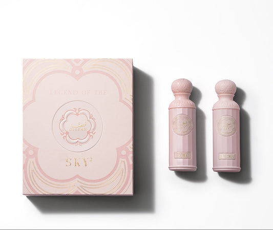 Legend of the Sky For Her Gissah perfume bottle for women, elegant fragrance with floral and citrus notes.