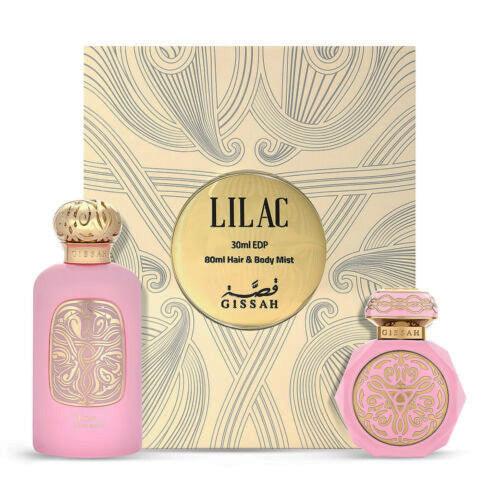 Lilac Set by Gissah Perfume 30ml Spray Perfume & 80ml Hair and Body Mist Spray For Unisex - Perfumes600