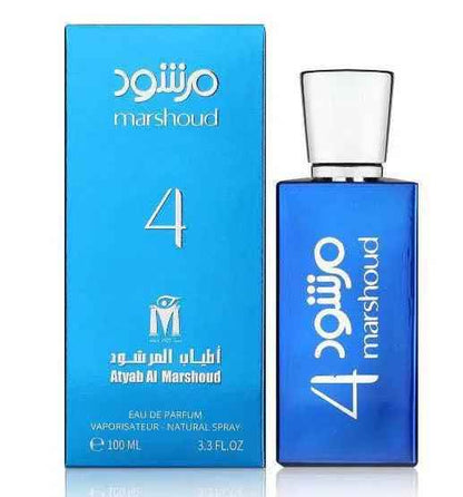Marshoud 4 Blue Perfume For Unisex 100ml by Atyab Al Marshoud Perfumes
