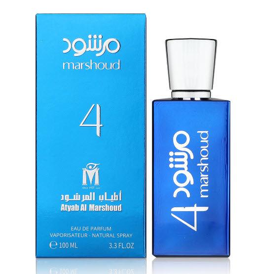 Marshoud 4 Blue Spray Perfume For Unisex 100ml by Atyab Al Marshoud Perfumes - Perfumes600